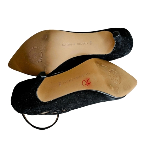 Adrienne Vittadini Heels with Lace Cutouts - Picture 4 of 6